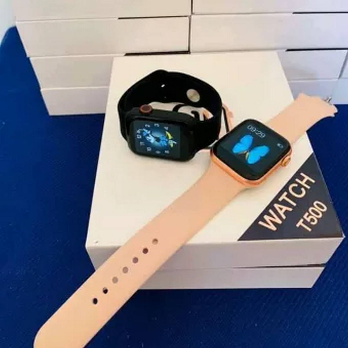 android rose gold smartwatch