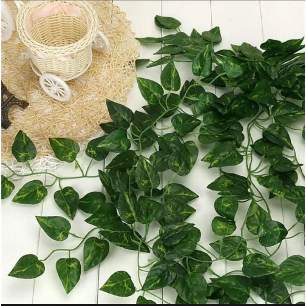 Artificial flowers Money plant leaf artificial garland/bail for wedding decorations