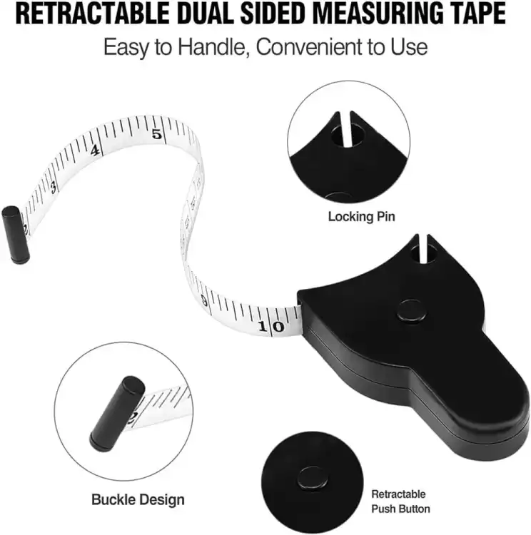 Body measuring tape (retractable) - up to 150 cm