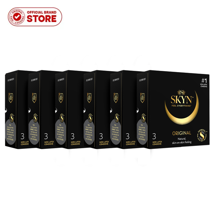 SKYN® ORIGINAL Non-Latex Condoms 18 Piece [BUNDLE OF 6 BOXES]