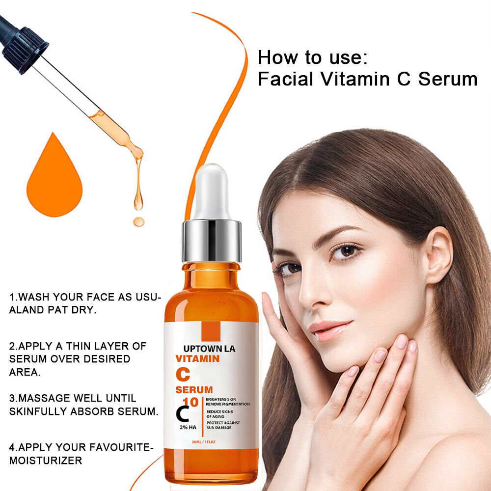 Uptown LA Vitamin C Brightening Serum for Face Anti Aging Face Serum