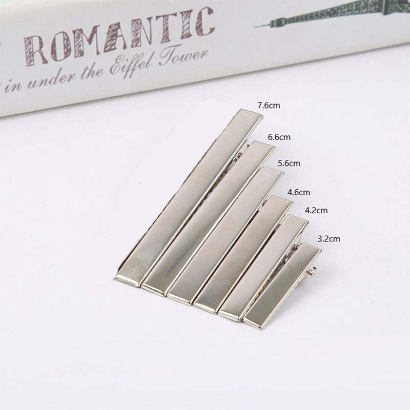 50pcs Metal Alligator Hair Clips Bow Teethed Barrette Crocodile Clamp DIY Clip Daraz.pk