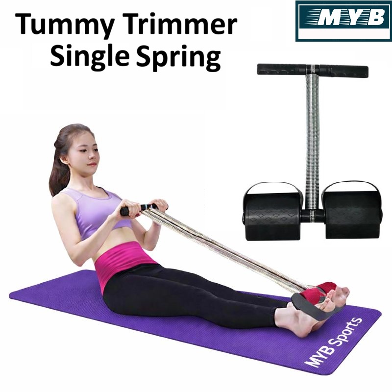 Tummy Trimmer Single Spring| High Quality Belly Fat Burner Body Fitness Weight loss Machine Home Gym For Men and Women Exercise equipment