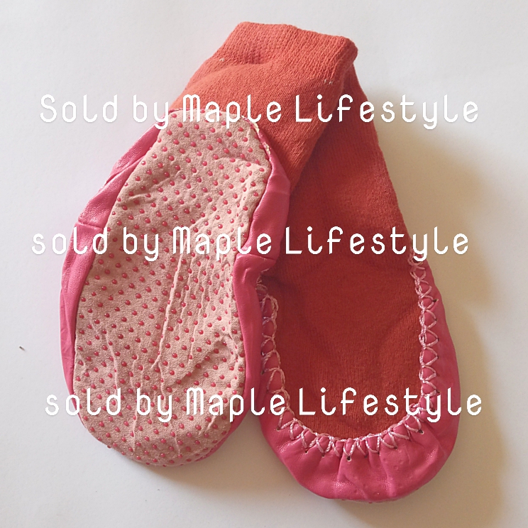 Babies Toddler Infant first Walker Soft Warm leather bottom Carpet/Floor Booties Socks (1 pair) by Maple Lifestyle