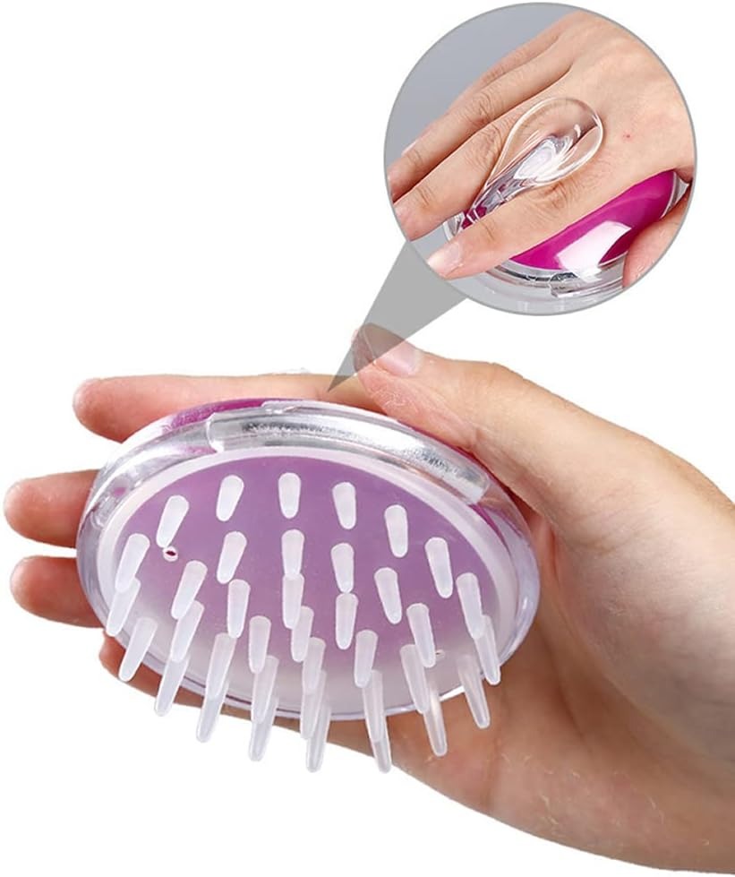 Hair Wash Brush Hair Scalp Massage Brush Head Anti Dandruff Haircare Massager Someday Silicone Comb Brush Scalp Massager Bath And Shampoo