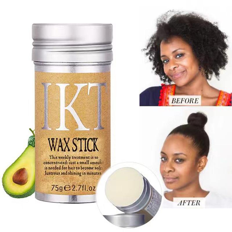 Hair Wax Stick,Professional Strong Hold Hair Styling Gel,Slick Stick Hair Pomade for Flyaways and Edge Frizz Hair,Non-greasy Long Lasting Gels Hair Cares Make Broken Hair Look Neat & Tidy 75 gram