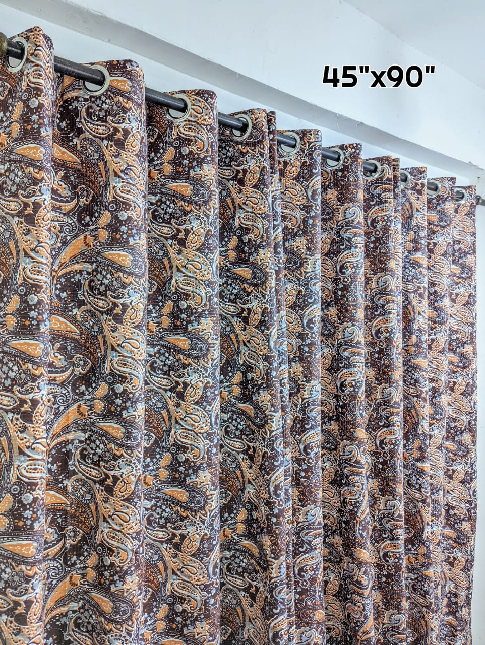 Export Italian Style Cotton Printed Ready Made Curtains For Your ...