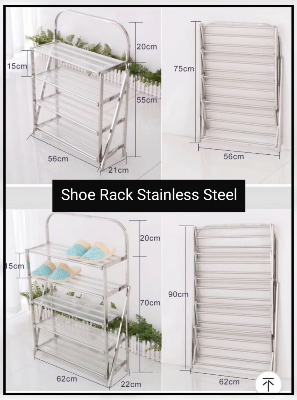 stainless steel shoe racks on Agm Stainless Steel Multi Layer Foldable Shoe Rack Buy Online At Best Prices In Pakistan Daraz Pk