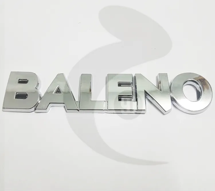CarMetics Baleno Owners Club 3D Golden Emblem for Baleno – 2 Pcs + Baleno  3D Black Letters for Bonnet : Amazon.in: Car & Motorbike