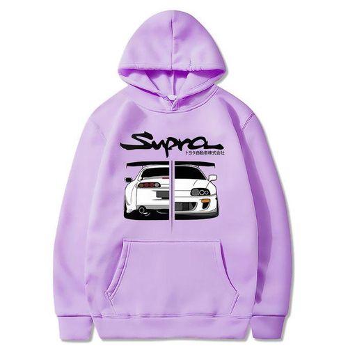 SUPRA Printed Fleece Hoodie – Stylish Winter Pullover for Men  Premium Streetwear Comfort