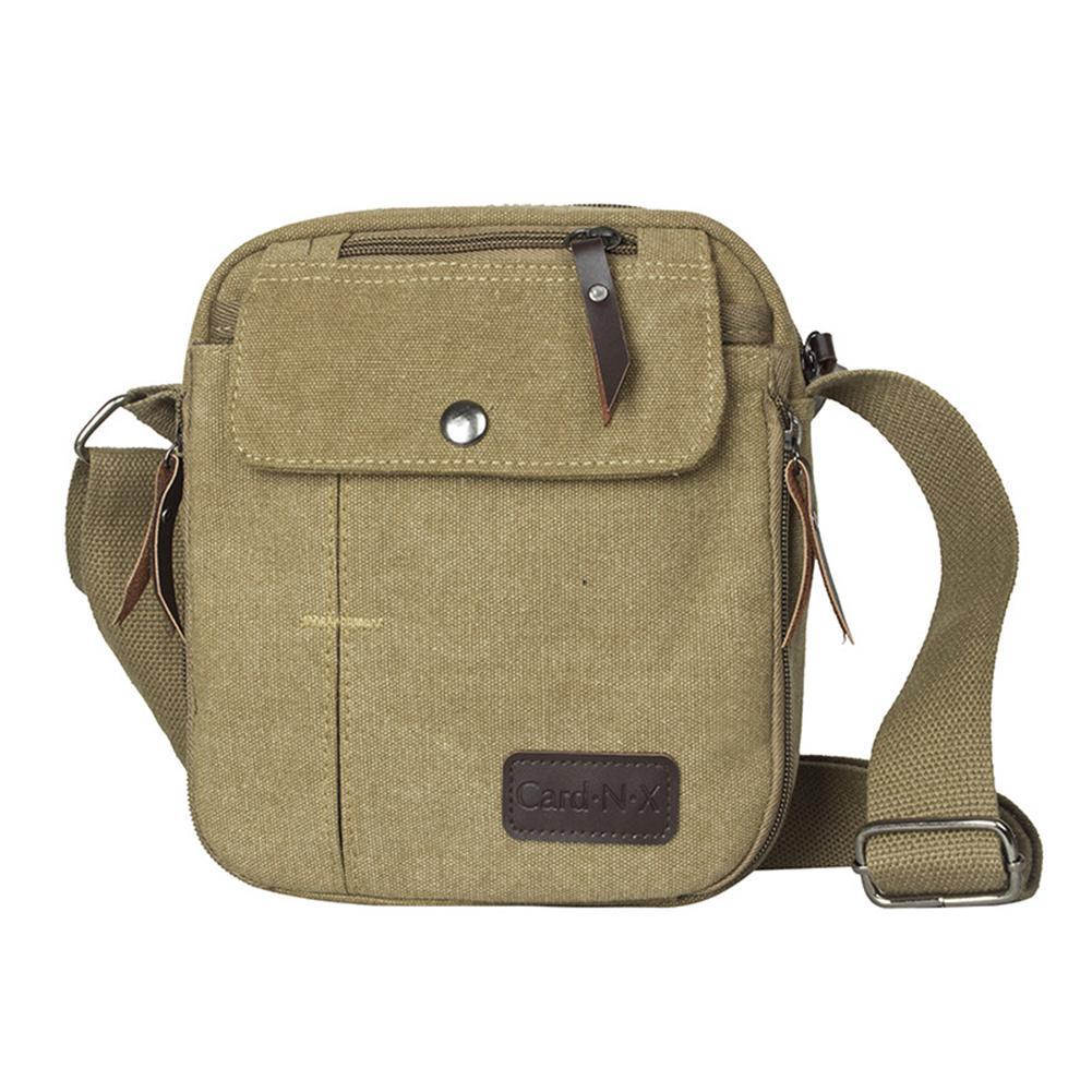 Men Travel Shoulder Bag Canvas Messenger Satchel Handbag Outdoor