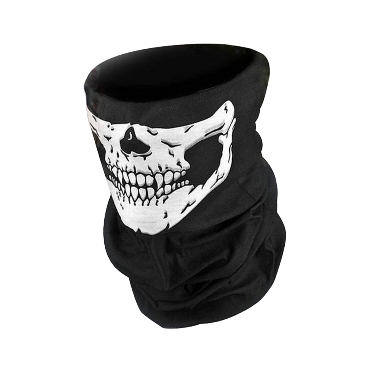 Skull Mask for Girls and Boys: Double Stitched Breathable Face Cover for Halloween mask for Halloween, mask for motorcycle ,half face mask , ghost face mask