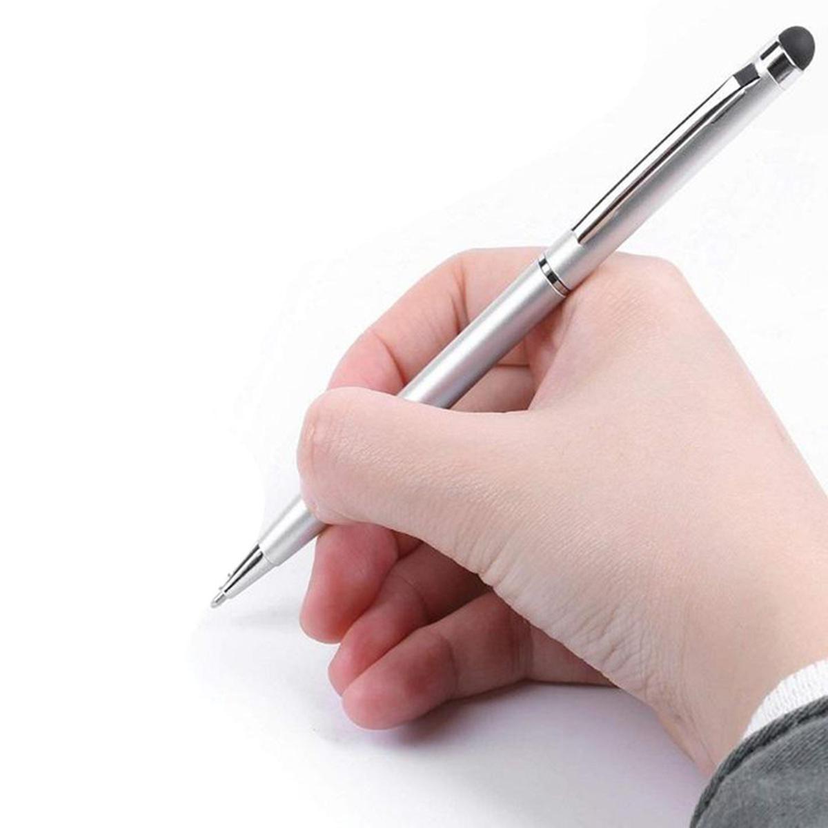 Aluminum 2 In 1 Ball Pen Touch Screen Stylus For Iphone & Android Phone - Pink price in Pakistan