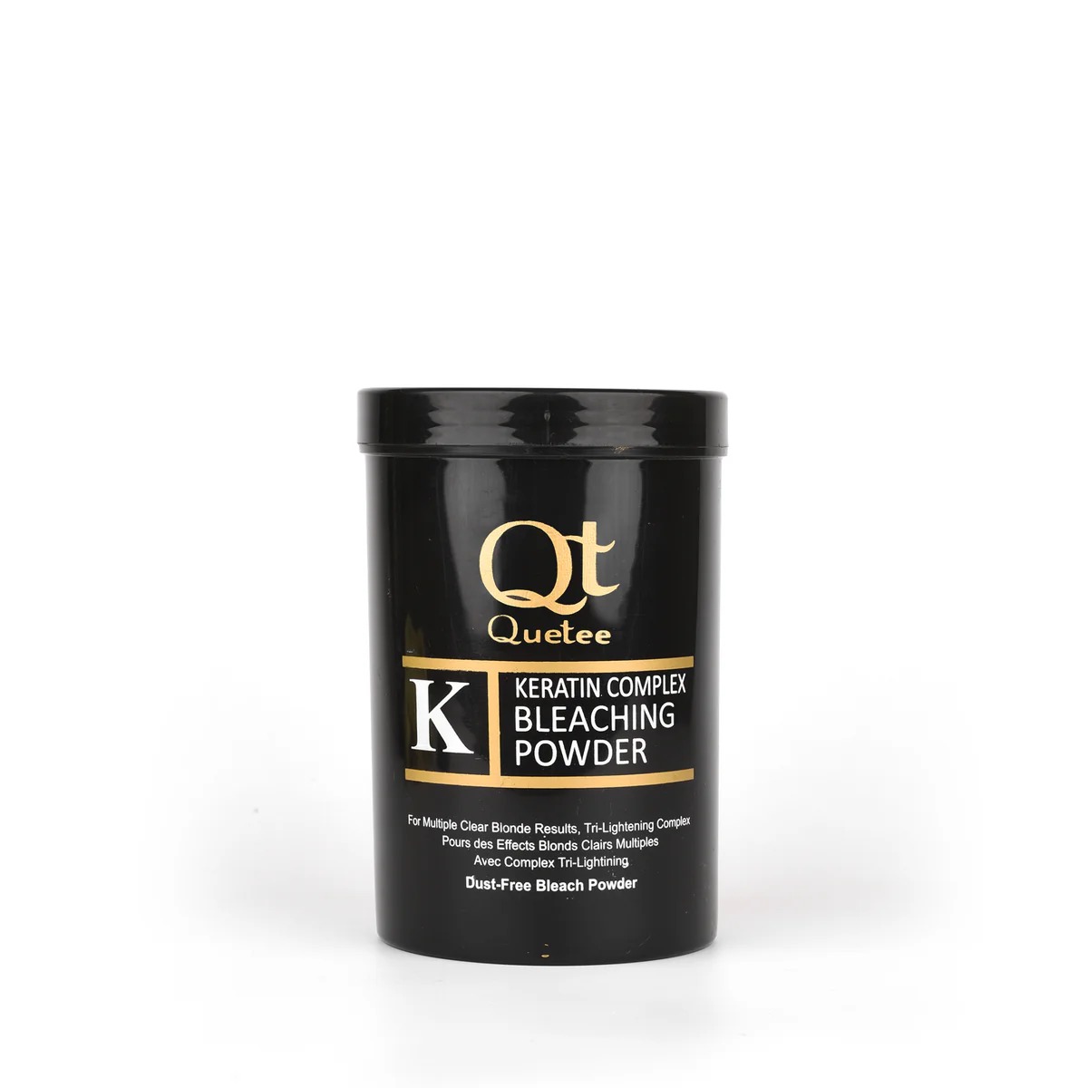 QT Quetee Keratin Complex Jar Bleaching Powder Professional Hair Lightener with Keratin Care Dust-Free, Fast Acting & Even Lift Formula for Salon & Home Use