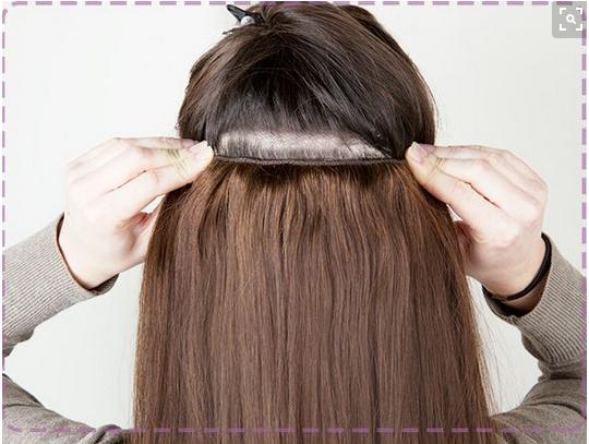 Dark Brown 5 Clips More Hair Volume Wig Straight Hair Extension Clip In Very Fine Usa Imported Quality