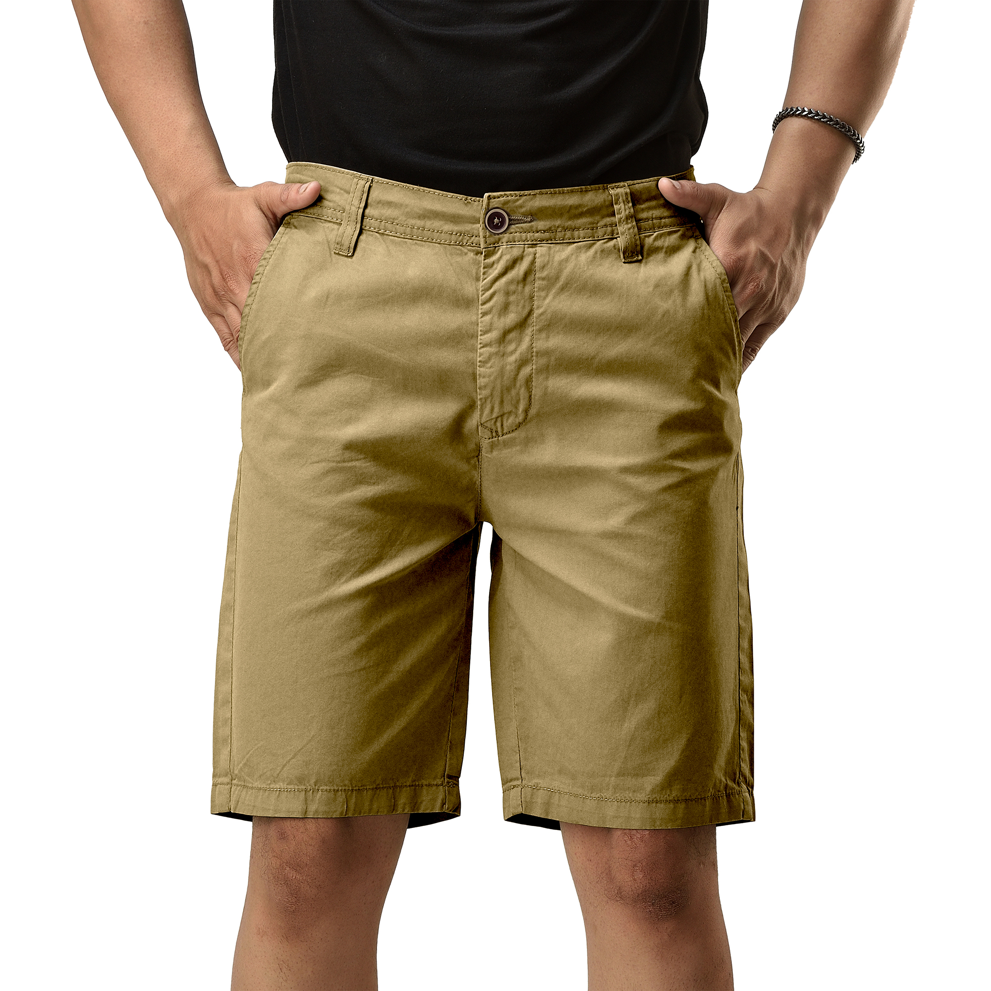 Hashback  Cotton Summer Shorts For Men - Fashionable And Stylish Men's Summer Wear, Ideal For Wash-And-Wear