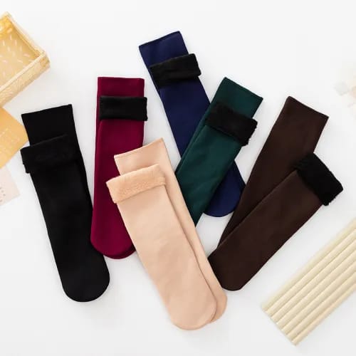 Twin Shop Fall Velvet Plus Thick Warm Socks For Women & Girls| Winter Wool Socks For Women| Ladies Socks