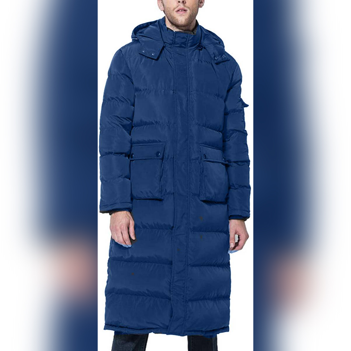 down puffer long coat