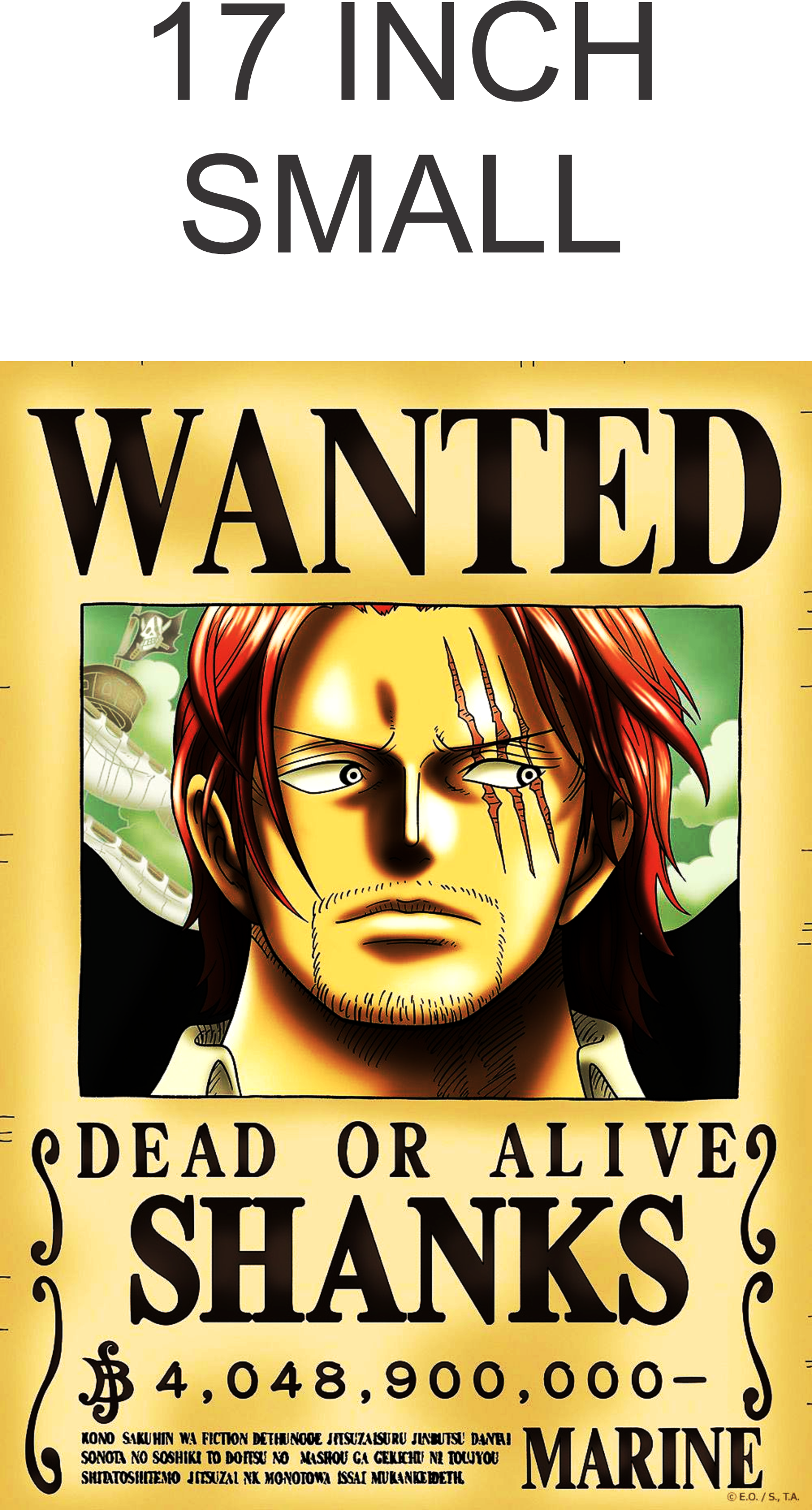 ONE PIECE WANTED POSTER FRAME WOODEN FOR GAMMING DECOR, ANIME POSTER OF ONE PIECE
