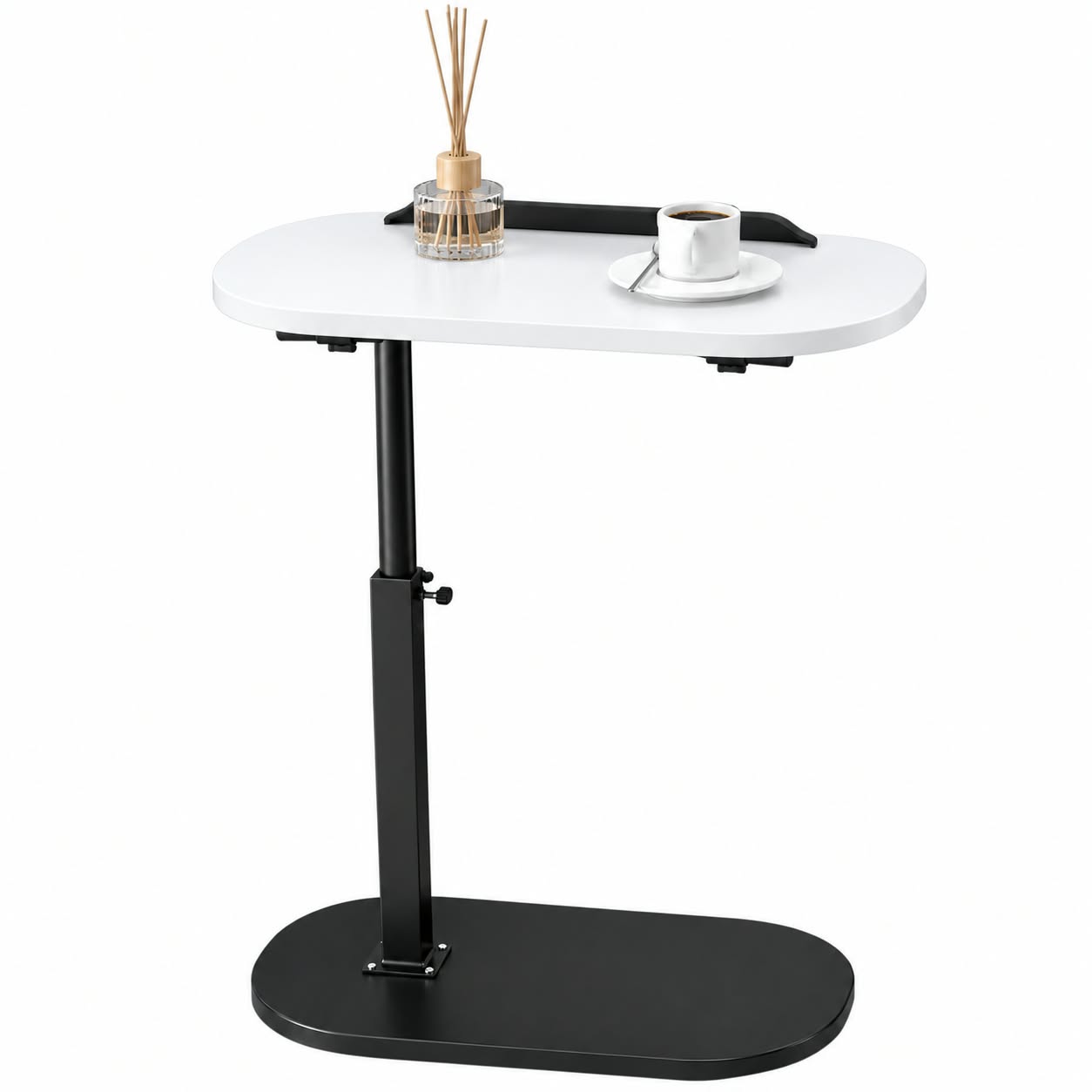 Adjustable Height Laptop Table, Computer Table, Gaming Table, Study Table, Tables with storage Shelves, Side Table, Bed Side Table,  available in 8 colors Combinations, Modern Computer Table, Writing Table,Study Table, Size (27 inch Length, 16 inch Width)