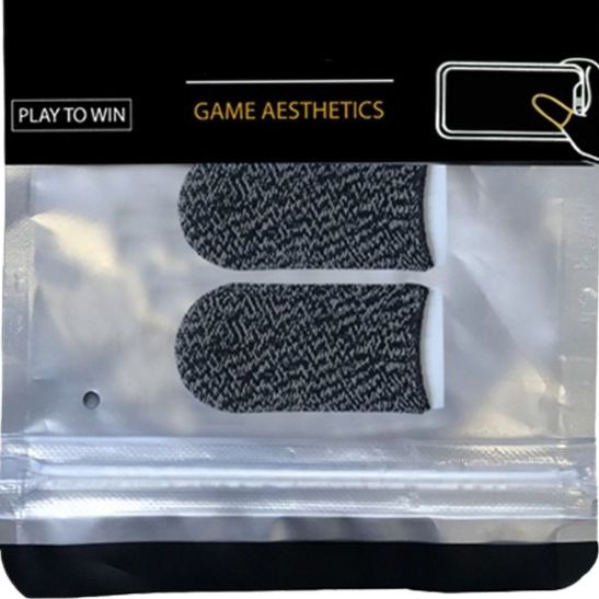 🎮 2 Pairs Gaming Finger Sleeves 1.3 | Thumb Gloves | Mobile Touch Control | Smooth Gameplay | Fast Response | Sweat Proof & Lightweight | Better Accuracy | Gaming Accessories