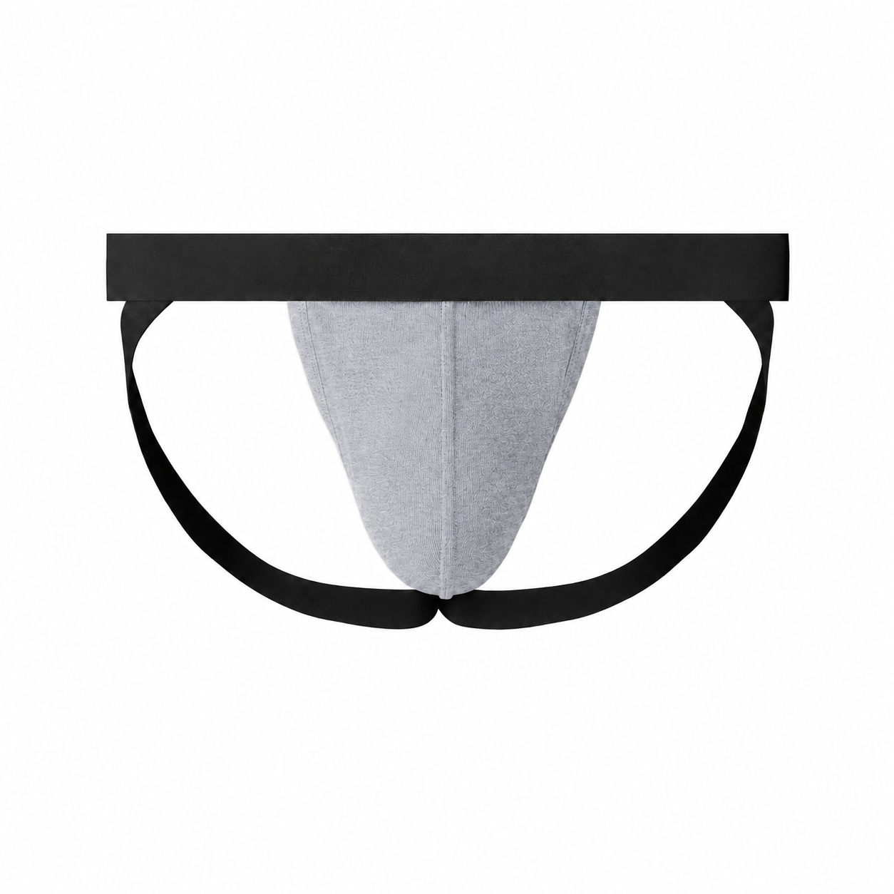 Men's Premium Stretch Support Brief | Soft Breathable Innerwear | Light Grey & White | Comfortable Daily Wear