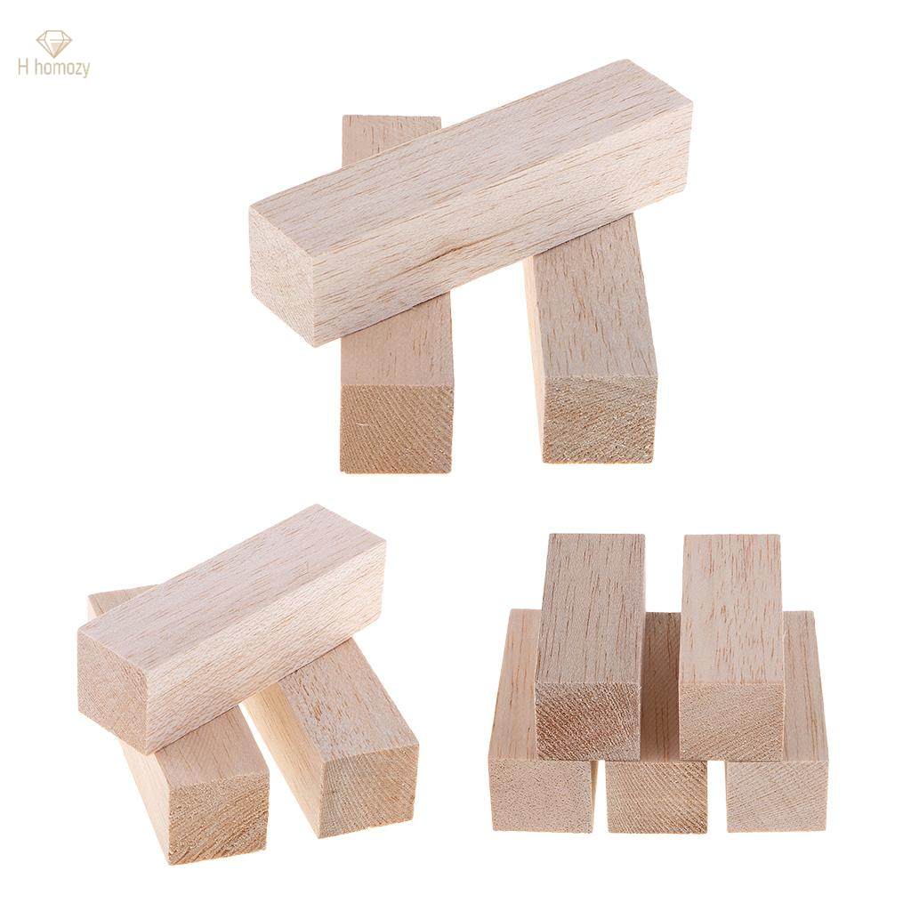 3/5 piece Balsa Blocks DIY Modelling Craft Working Materials 70mm ...