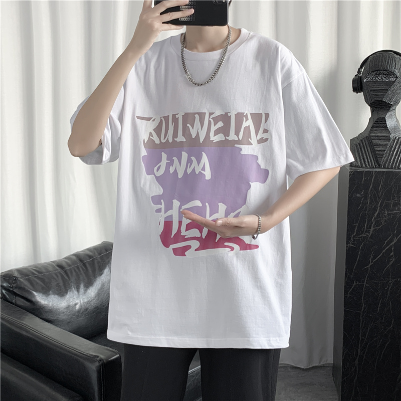 ins tide brand Hong Kong style t-shirt 