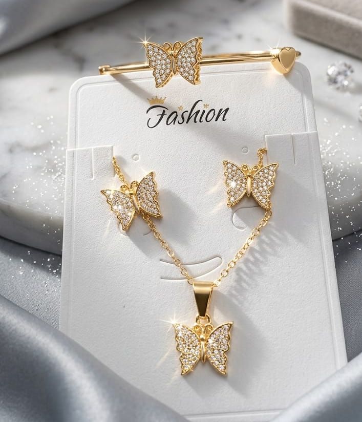 set zaecon  with ring braclate famouse design 22352