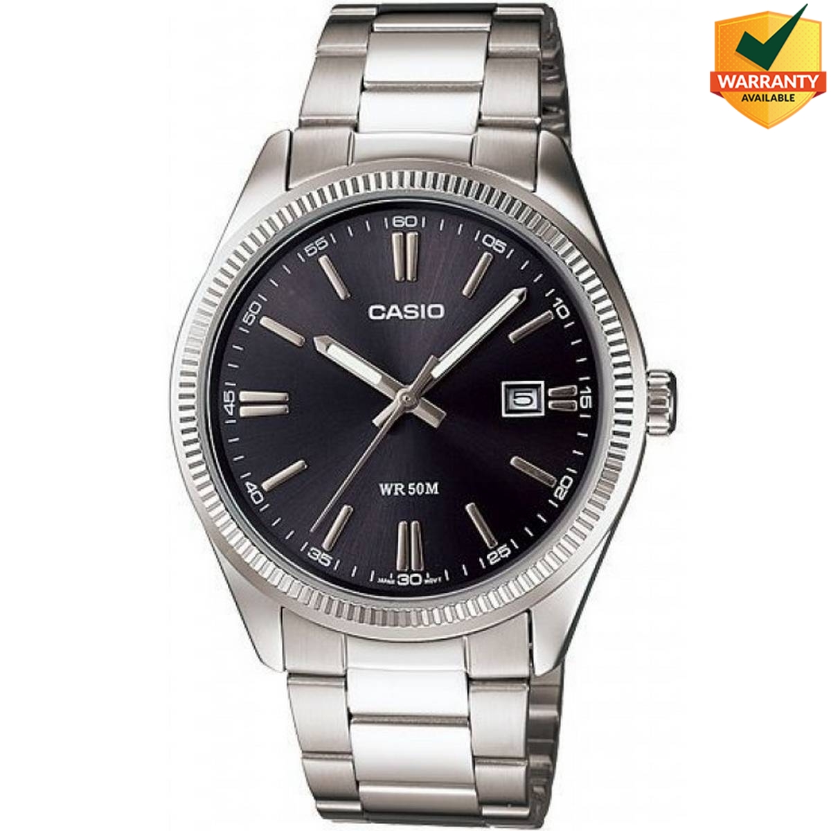 Casio - Mtp-1302d-1a1vdf - Stainless Steel Watch For Men Price in ...