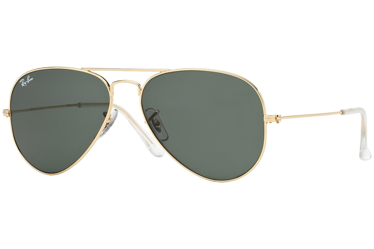 Ray-Ban Aviator Metal Gold Frame Green Lenses-RB3025-W3234-55: Buy Online  at Best Prices in Pakistan | Daraz.pk