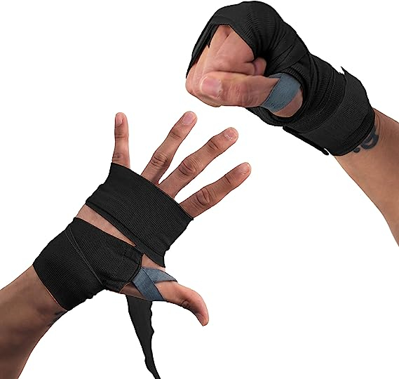 Best Gym Wrist Wraps Patti Pair of Wraps Bandage Men 2 Rolls Cotton In (3.5M Length) Sports Strap Boxing Bandage boxing bandages, Hand Wrap Bandages Boxing Hand Wrist Grip Strap Kick boxing Handwraps Karata Martial arts Patti