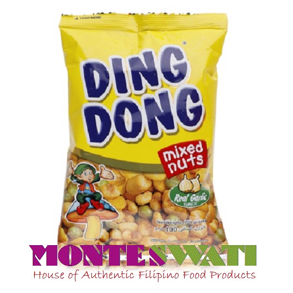 Ding Dong Filipino Snack Mix Garlic Flavor With Fava Beans And Crackar Nuts 100g Price In