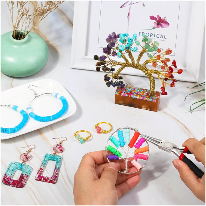 Round Nose Pliers Wire Jewelry Making Tools Bead Pliers for Wire Wrapping Jump Rings Making Jewelry Making Supplies DIY Craft