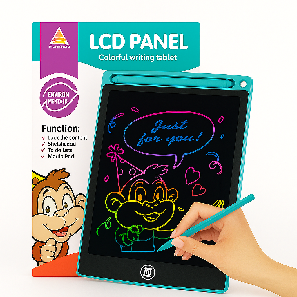 6.5 to 12-Inch LCD Writing Tablet for Kids | Erasable Digital Drawing Pad | Single & Multi-Color Doodle Board | Educational Learning Toy | Best Gift for 3-8 Year Old Boys & Girls price in Pakistan