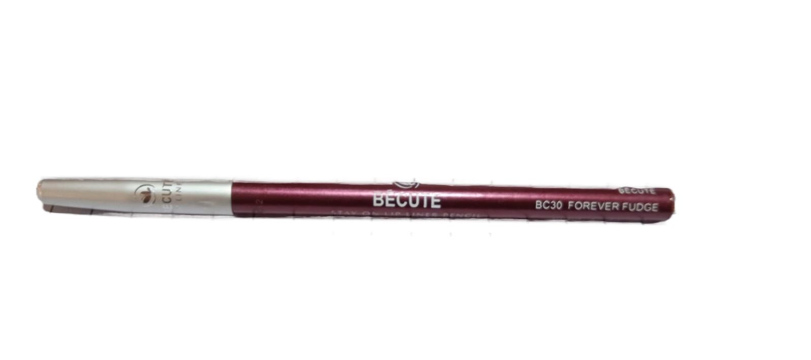 Becute Lip Liner Pencil Shade 30 Forever Fudge