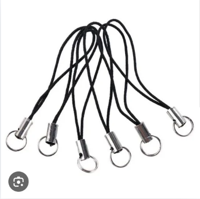 Keychain & Mobile Strap Loop – 10 PCS