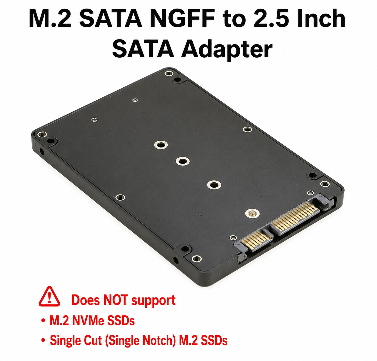 M2 to SATA Adapter M.2 NGFF SSD To 2.5 Inch SATA III Adapter