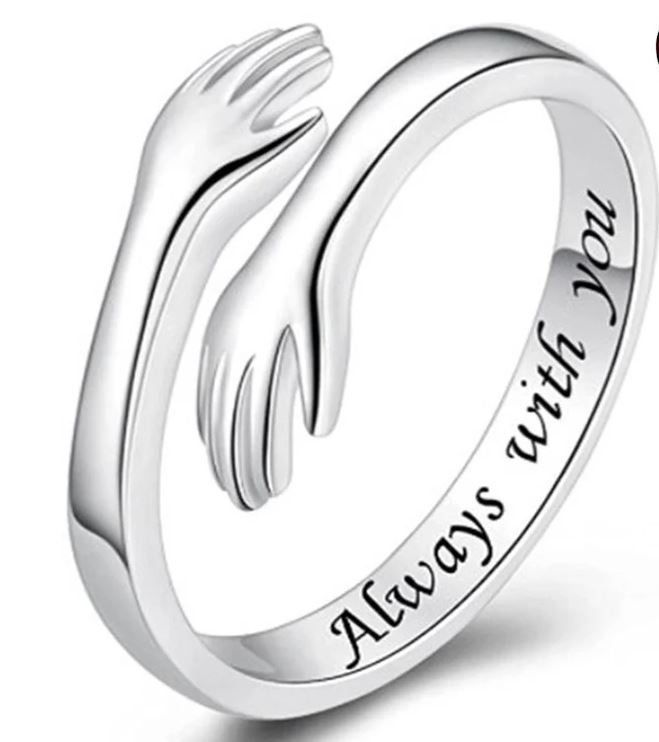 Adjustable Trendy Hug Ring Fashionable Ring For Women