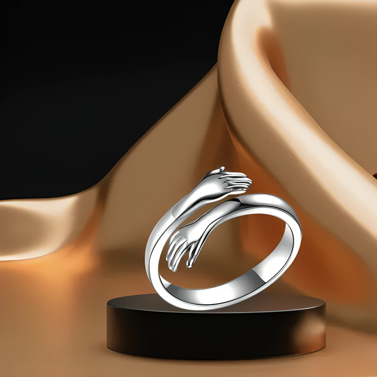 Dual Combo Deal | Hug Rings + Diamond Ring for Girls | Best wedding and birthday gift | Colour Never Fade