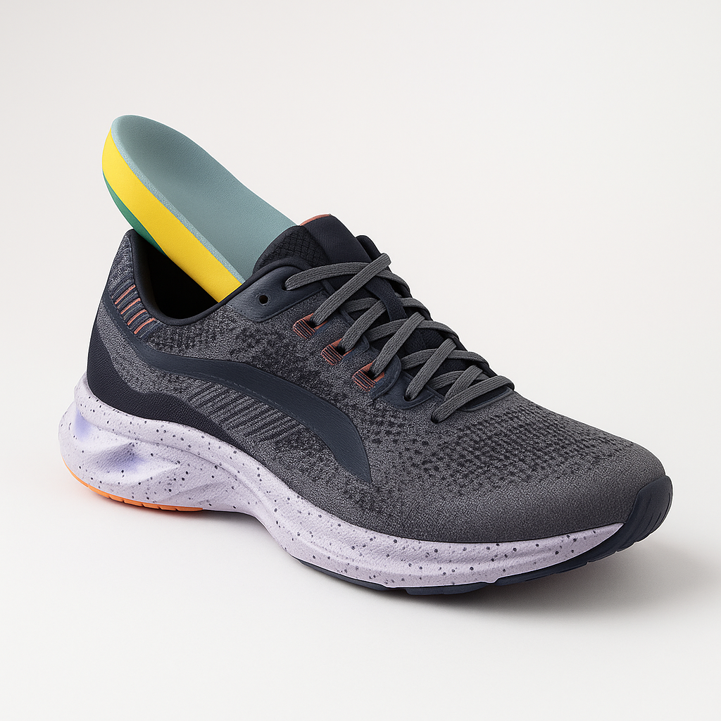 Inner Sole for Men Shoes | insoles Sneakers for men | 4D Message Cusion Inner Sole | Medicated Inner Sole | Pitawa | Soft Cushion Arch Support Insole