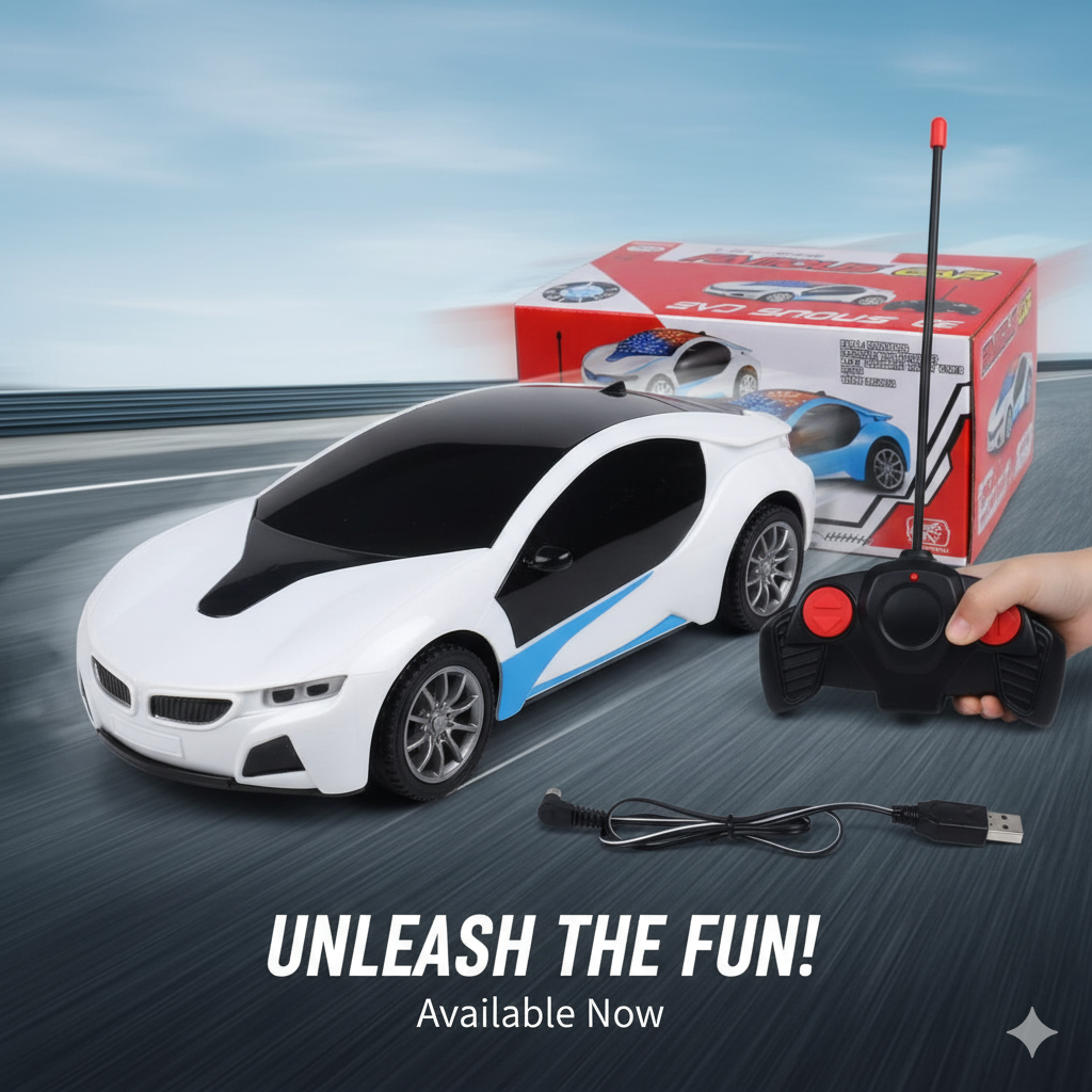 Rechargeable RC Sports Car Toy for Kids