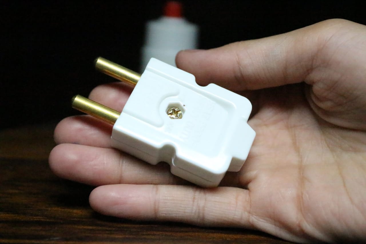 Electrical Plug Adapter 2-Pin Plug pack of 2 | Daraz.pk