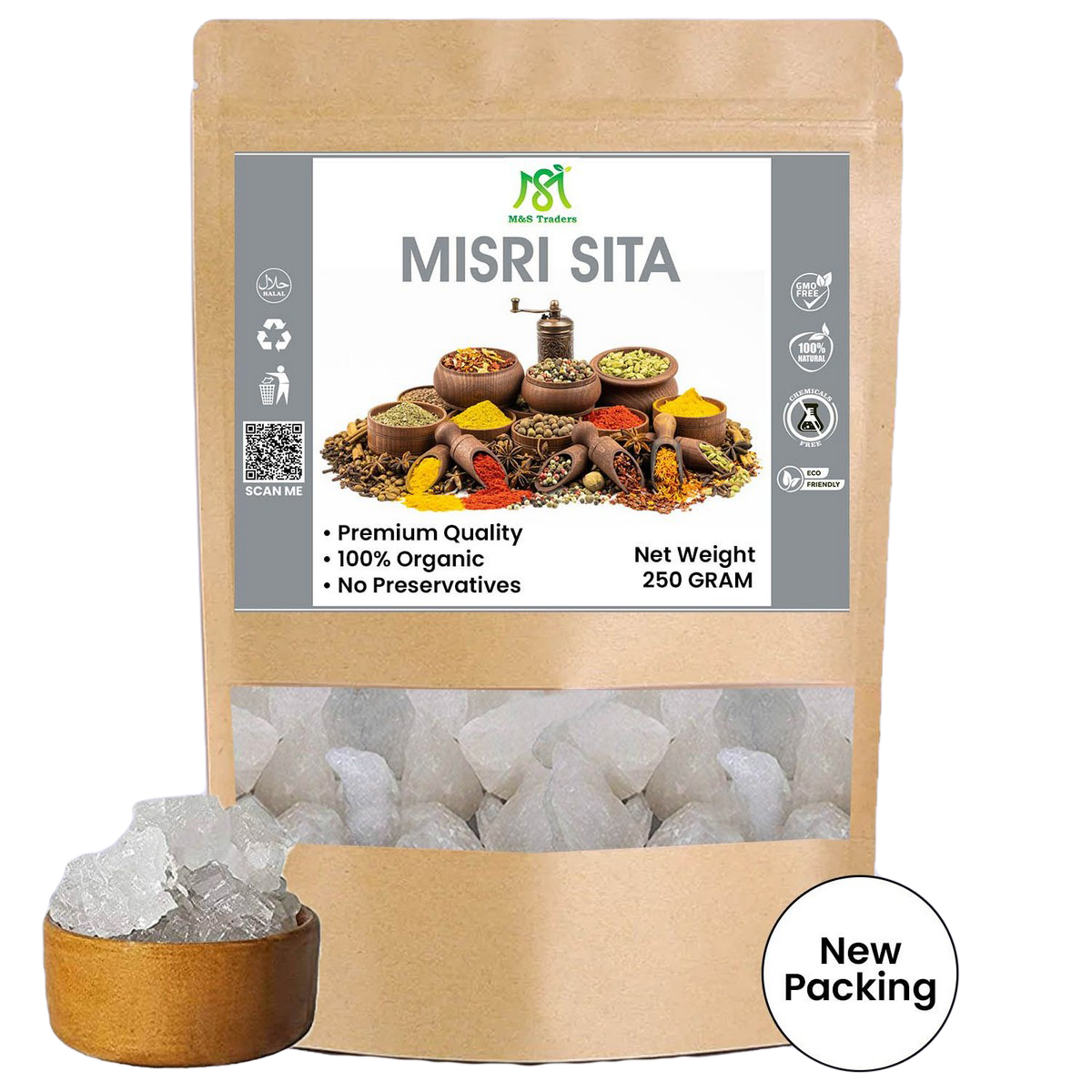 Misri Special / Rock Sugar / Sucrose Sugar 250 GM | Daraz.pk