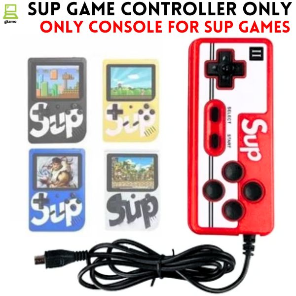 SUP Game Controller - Only Controller/Joystick for 400 in 1 Handheld Gaming Console - Wired Extra Controller Gamepad for SUP Retro Game Box - Red