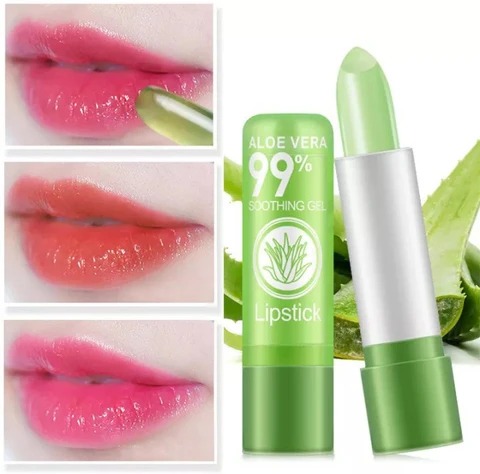 Alovera Soothing Color Changing Gel Lip balm Lipstick