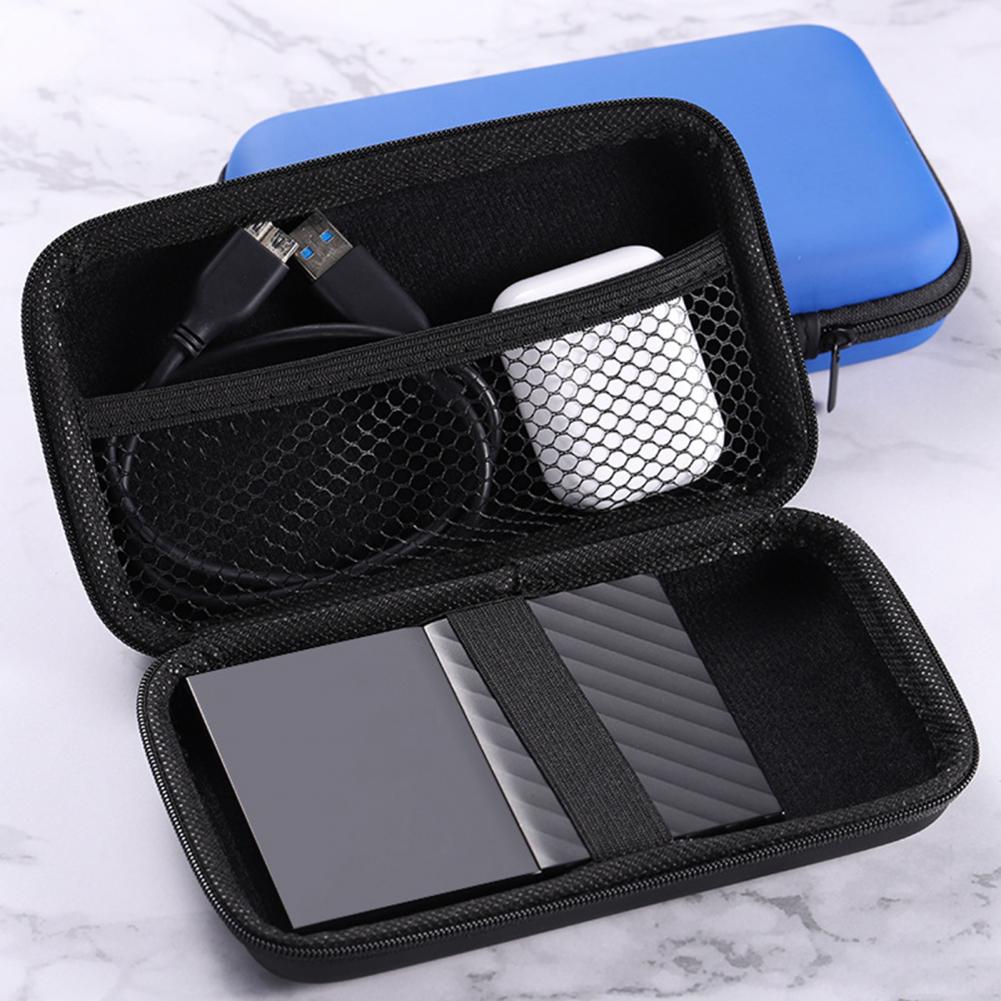 WD hard pouch hdd hard drive case pouch Shockproof Hard Carrying Case Bag For 2.5'' External HDD Hard Drive Hard Disk Pouch
