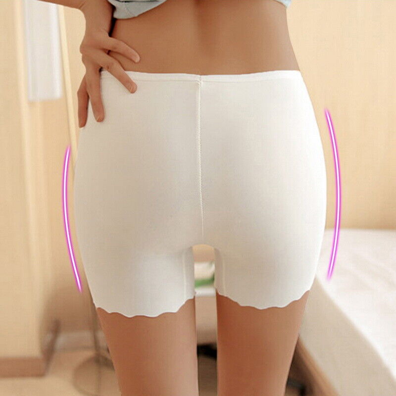 Women Soft Elastic Safety Pants High Waist Under Leggings Shorts Anti  Chafing Thigh Band Summer Ultrathin Underpants Underwear