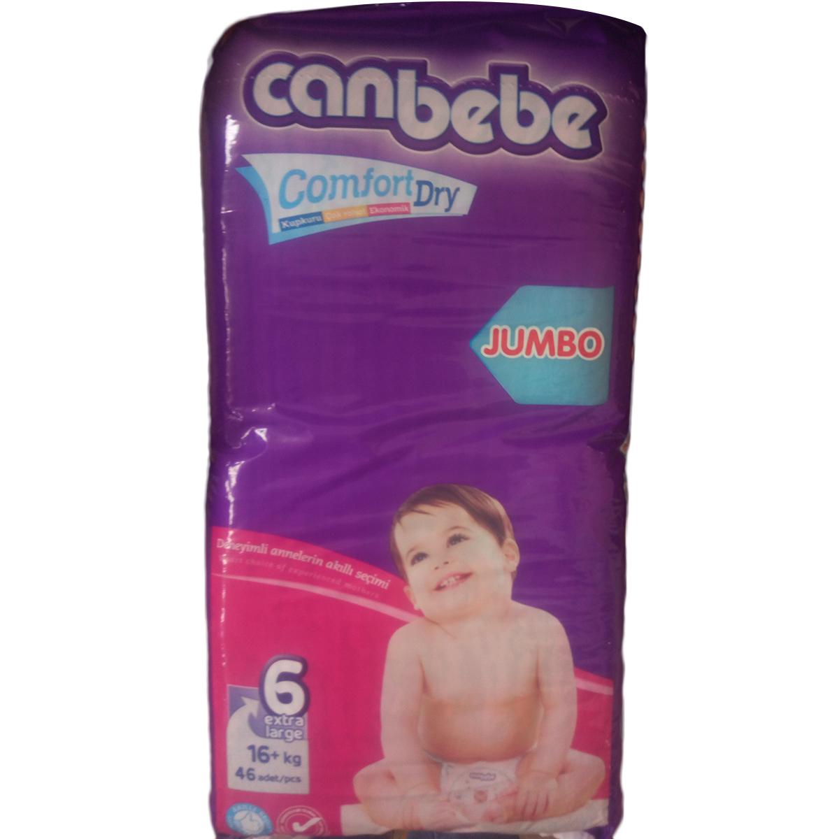 Canbebe Jumbo Size 6 Diapers Extra Large 46 Pcs Buy Online At Best Prices In Pakistan Daraz Pk