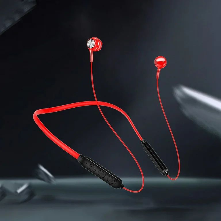 RNB Wireless Neckband Bluetooth Earphones | Magnetic Earbuds | HD Stereo Sound | Long Battery Life | Built-in Mic | Compatible with All Bluetooth Devices.